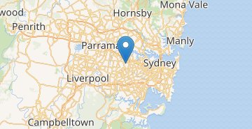Мапа Сідней