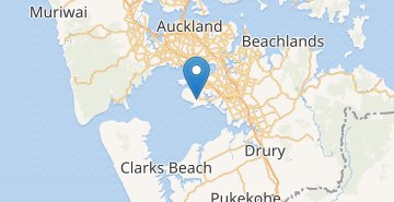 Mapa Auckland Airport