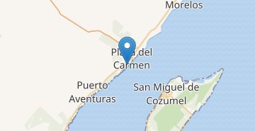地图 Playa del Carmen