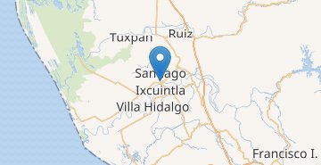 地图 Santiago Ixcuintla