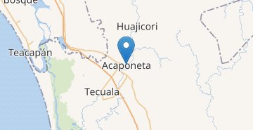 Map Acaponeta