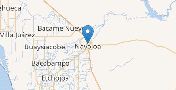 Map Navojoa