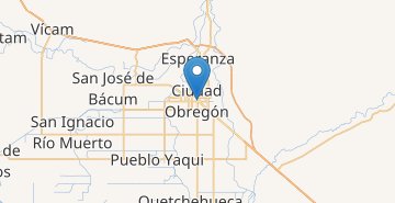 Карта Сьюдад Обрегон