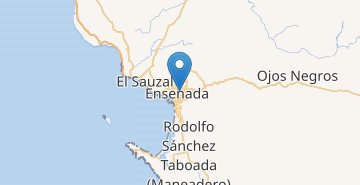 Map Ensenada