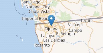 Mapa Tijuana