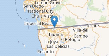 Map Tijuana airport