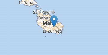 Mapa Malta Airport