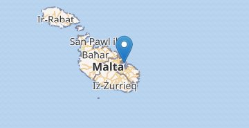 Mapa Valletta