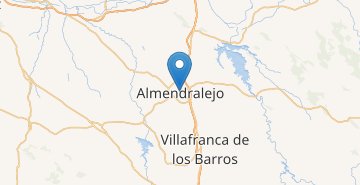 Mapa Almendralejo