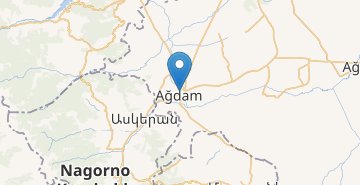 Mapa Aghdam