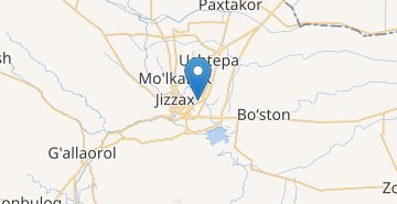 Map Dzhizak