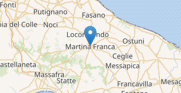Mapa Martina Franca