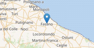 Map Fasano