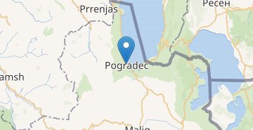 地图 Pogradec