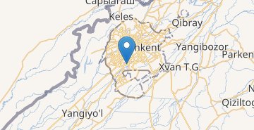 Map Tashkent