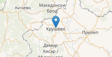 地图 Krushevo