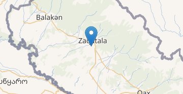 Mapa Zagatala