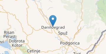 Mapa Danilovgrad