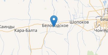 Мапа Беловодское