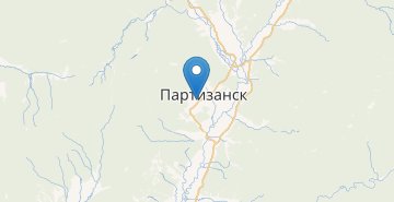 Mapa Partizansk
