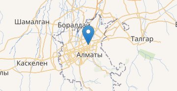 地图 Almaty