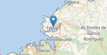 Mapa Ferrol