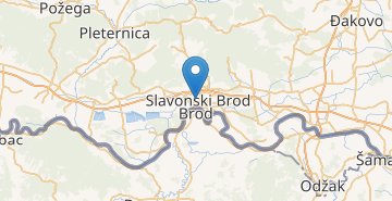 地图 Slavonski Brod