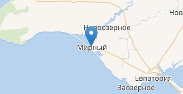 Карта Мирный (Крым)