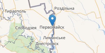 Карта Первомайск (Слободзейский р-н)