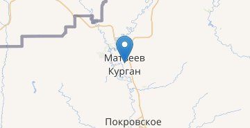 Карта Матвеев Курган