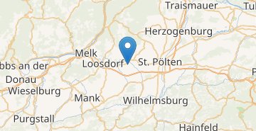 Map Markersdorf an der Pielach Austria