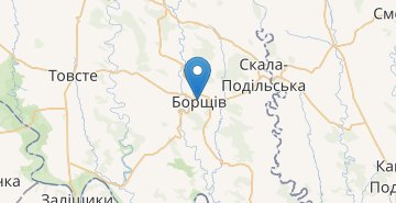Mapa Borschiv