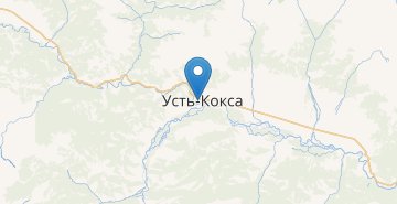 Map Ust-Koksa