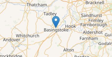 Mapa Basingstoke