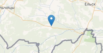 地图 Valavsk, Elskiy r-n GOMELSKAYA OBL.