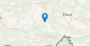 Map Zagate, povorot, Elskiy r-n GOMELSKAYA OBL.