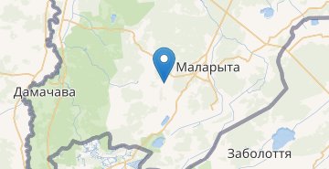 Map Gorohovische, povorot, Maloritskiy r-n BRESTSKAYA OBL.