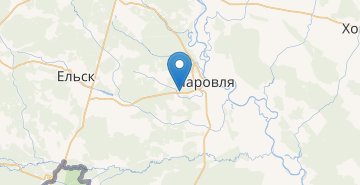 地图 Kalinichi, Narovlyanskiy r-n GOMELSKAYA OBL.