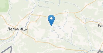 Map Sinickoe pole, Lelchickiy r-n GOMELSKAYA OBL.