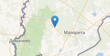 Mapa Gvoznica, Maloritskiy r-n BRESTSKAYA OBL.
