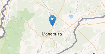 Mapa Zamshany, Maloritskiy r-n BRESTSKAYA OBL.