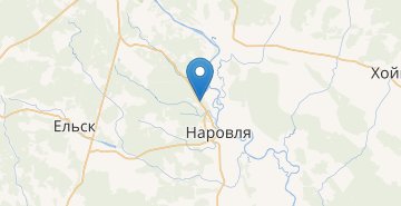 Map Zarakitnoe, povorot, Narovlyanskiy r-n GOMELSKAYA OBL.