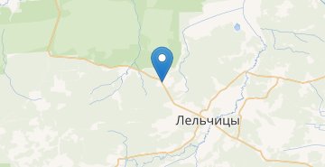 Mapa Srednie Pechi, Lelchickiy r-n GOMELSKAYA OBL.