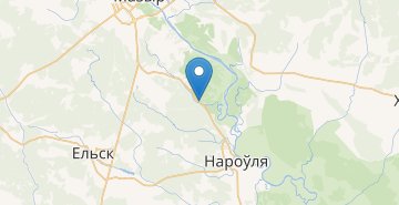 Mapa Verhniy Mlynok, Mozyrskiy r-n GOMELSKAYA OBL.