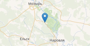 Map Provtyuki, Mozyrskiy r-n GOMELSKAYA OBL.
