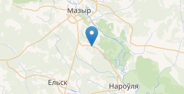 地图 Mitki, Mozyrskiy r-n GOMELSKAYA OBL.