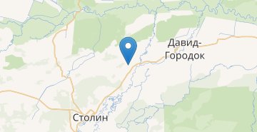 Map Bor-Dubenec, Stolinskiy r-n BRESTSKAYA OBL.