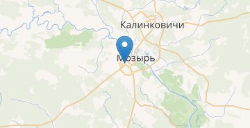 Map Pmk-105, Mozyrskiy r-n GOMELSKAYA OBL.