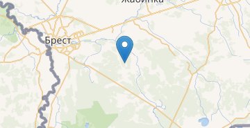 Mapa Paseka, povorot, Brestskiy r-n BRESTSKAYA OBL.