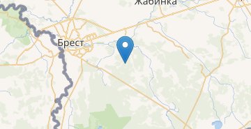 Map Tridubno, Brestskiy r-n BRESTSKAYA OBL.